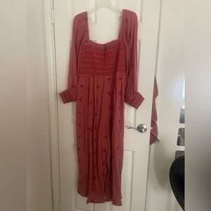 Free People Dahlia Embroidered Jumpsuit